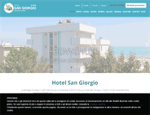 Tablet Screenshot of hotel-sangiorgio.com